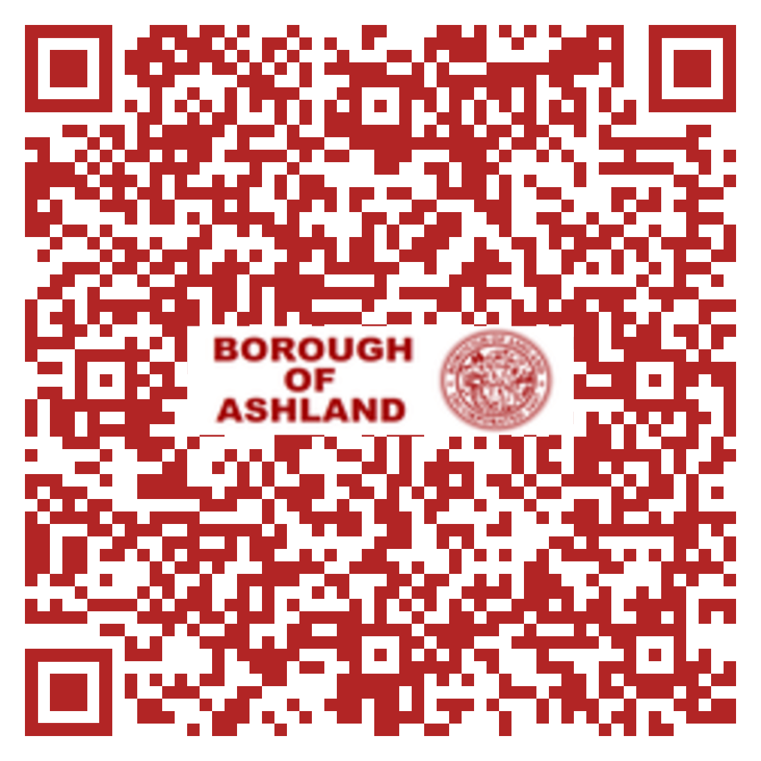 borough of ashland notification system qr code